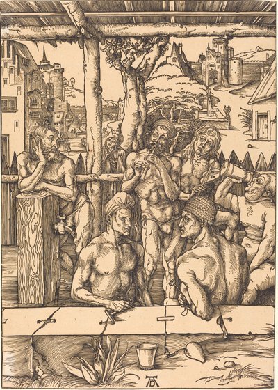 Bath House by Albrecht Dürer