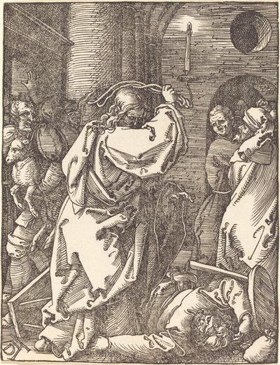 Christ Expelling the Moneylenders from the Temple by Albrecht Dürer