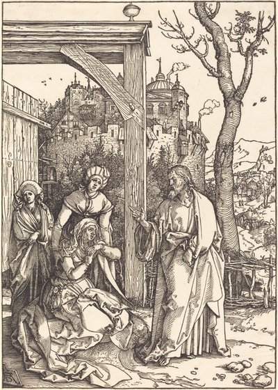 Christ Taking Leave from His Mother by Albrecht Dürer