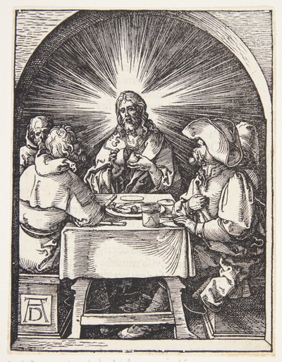 Christ at Emmaus by Albrecht Dürer