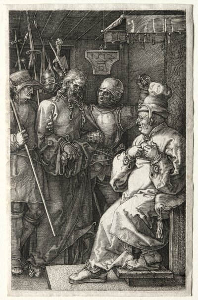 Christ before Caiaphas by Albrecht Dürer