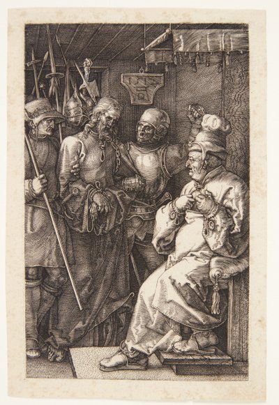 Christ before Caiaphas by Albrecht Dürer