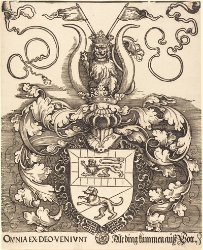 Coat of Arms of Lorenz Staiber by Albrecht Dürer