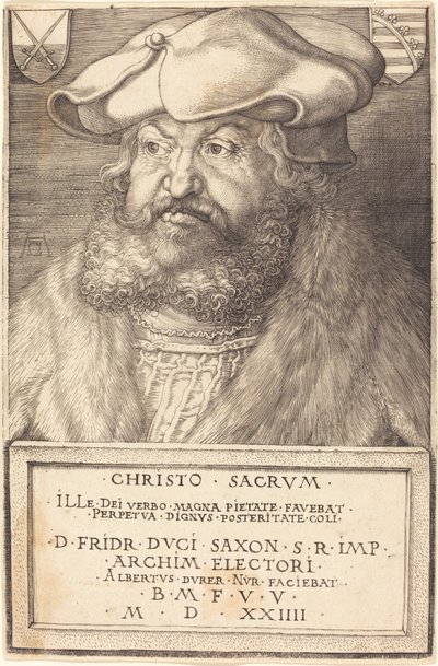 Frederick the Wise, Elector of Saxony by Albrecht Dürer