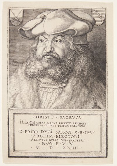 Frederick the Wise, Elector of Saxony by Albrecht Dürer
