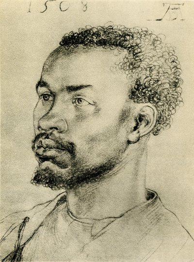 Head of a Black African by Albrecht Dürer