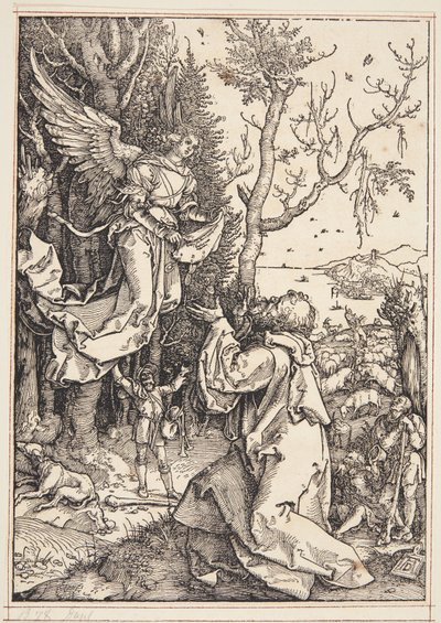 Joachim and the angel by Albrecht Dürer