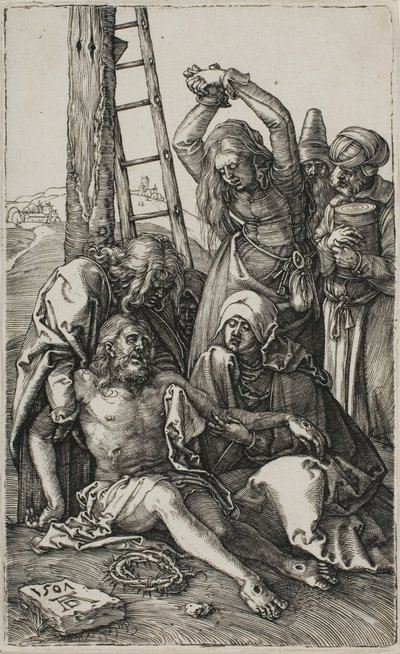 Lamentation of Christ from The Engraved Passion by Albrecht Dürer