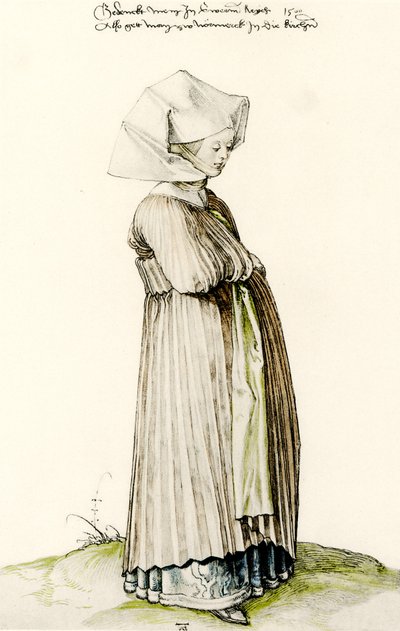 Nuremberg Churchgoer by Albrecht Dürer