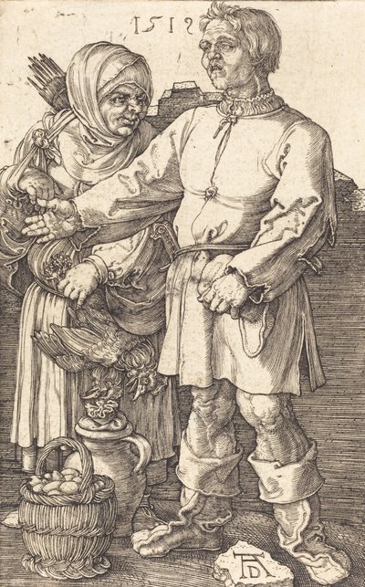 Peasant Couple at Market, 1519 by Albrecht Dürer