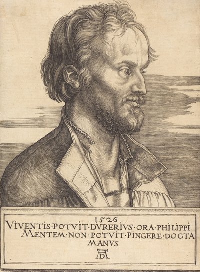 Philip Melanchthon, 1526 by Albrecht Dürer