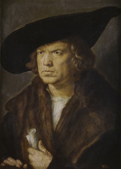 Portrait Of An Unknown Man by Albrecht Dürer