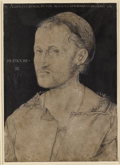 Portrait of Hans Burgkmair, 1518 by Albrecht Dürer