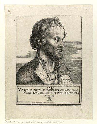 Portrait of Philipp Melanchthon, 1526 by Albrecht Dürer