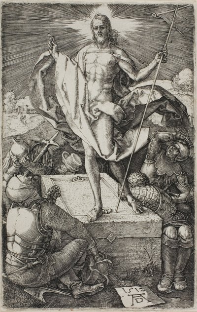 Resurrection, from The Engraved Passion by Albrecht Dürer