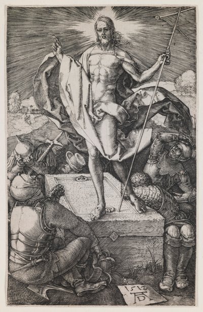 Resurrection, from the series “The Engraved Passion” by Albrecht Dürer