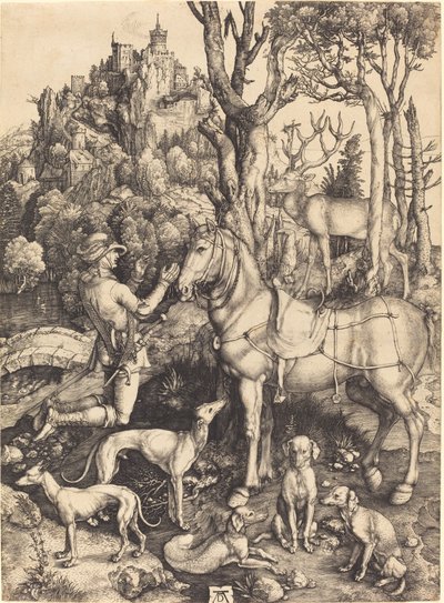 Saint Eustace by Albrecht Dürer