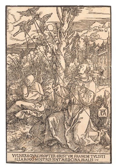 Saint Francis Receiving the Stigmata by Albrecht Dürer