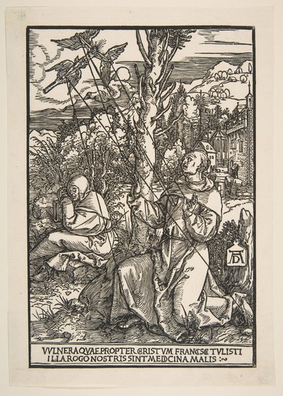 Saint Francis Receiving the Stigmata by Albrecht Dürer