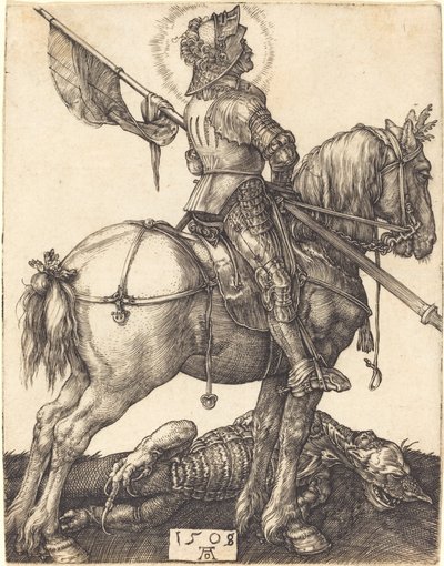 Saint George on Horseback by Albrecht Dürer