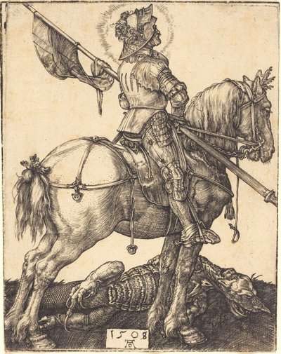 Saint George on Horseback by Albrecht Dürer