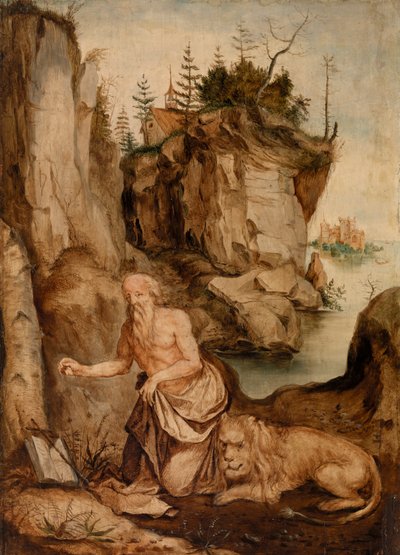 Saint Jerome and the Lion by Albrecht Dürer