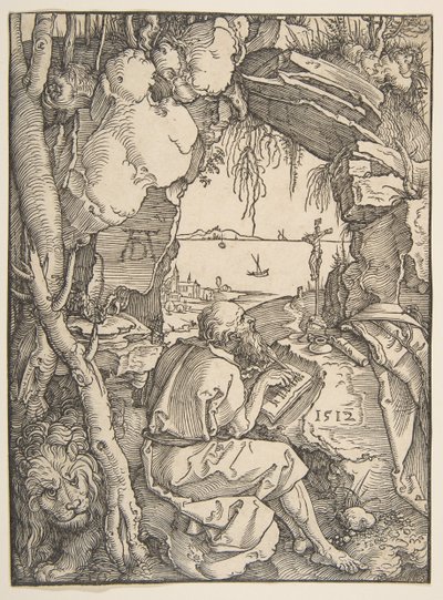 Saint Jerome in a Cave (1512) by Albrecht Dürer