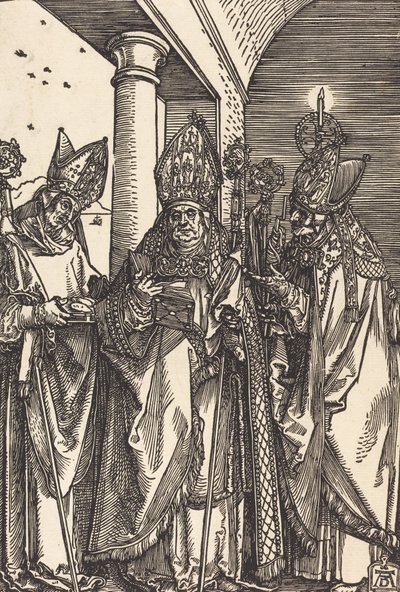 Saints Nicholas, Ulrich, and Erasmus, c. 1508 by Albrecht Dürer