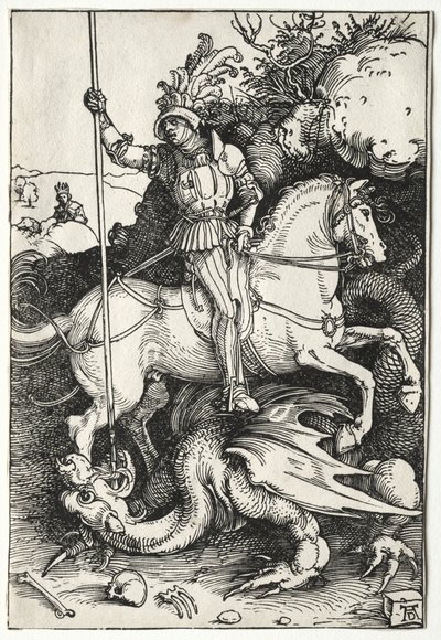 St. George Killing the Dragon by Albrecht Dürer