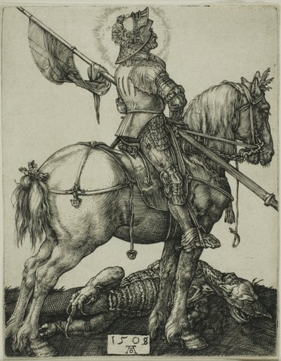 St. George on Horseback by Albrecht Dürer