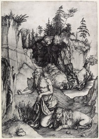 St. Jerome in Penitence, c. 1497 by Albrecht Dürer