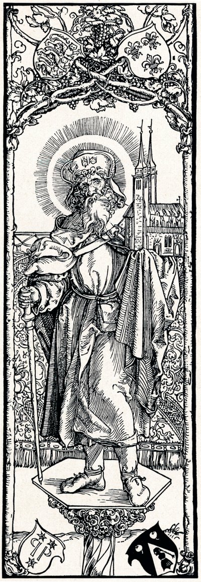 St Sebaldus on a Capital, 1906 by Albrecht Dürer