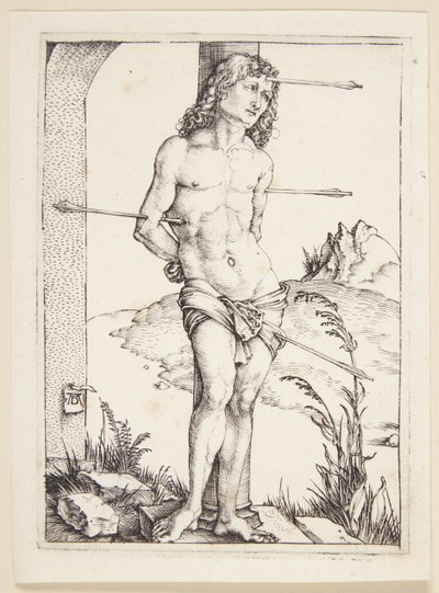 St. Sebastian at the Column by Albrecht Dürer