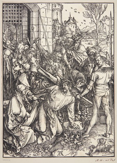 The Bearing of the Cross by Albrecht Dürer