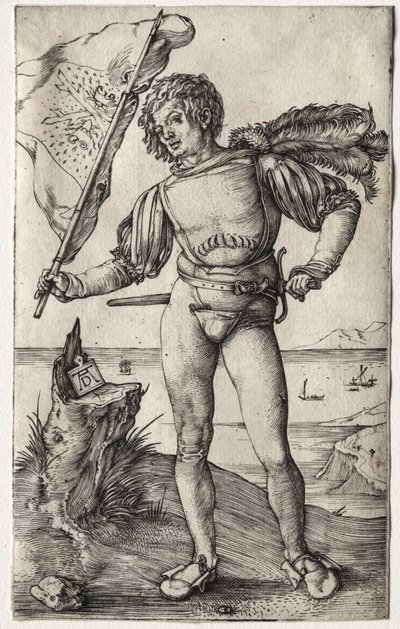 The Burgundian Standard Bearer, c. 1500 by Albrecht Dürer