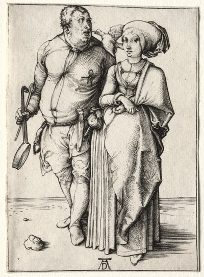 The Cook and His Wife by Albrecht Dürer