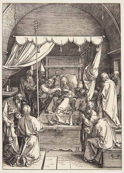 The Death of the Virgin by Albrecht Dürer