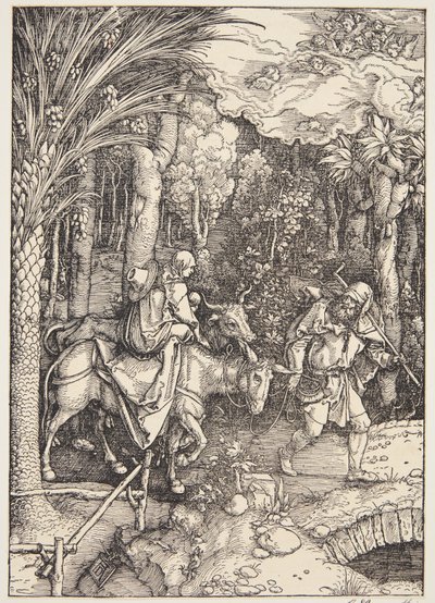 The Flight into Egypt by Albrecht Dürer