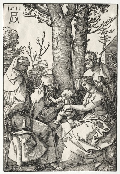 The Holy Family with Joachim and Anna by Albrecht Dürer