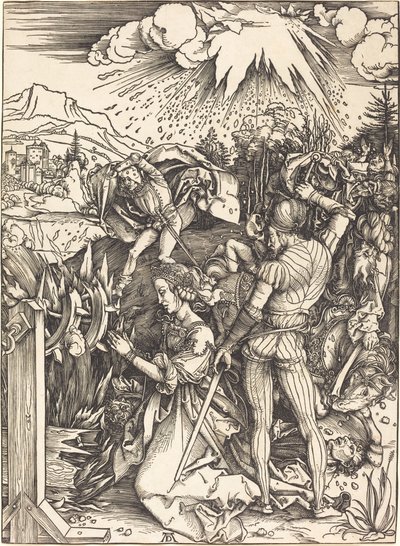 The Martyrdom of Saint Catherine by Albrecht Dürer