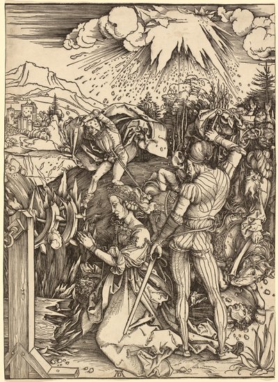 The Martyrdom of Saint Catherine by Albrecht Dürer