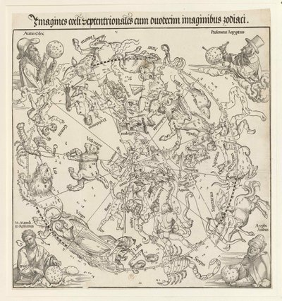 The Northern Celestial Hemisphere, 1515 by Albrecht Dürer