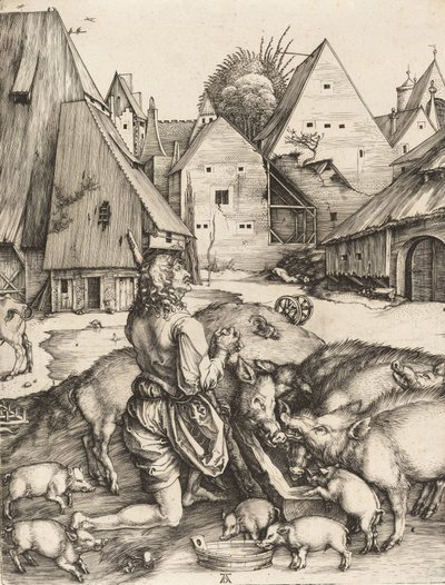 The Prodigal Son, c. 1496 by Albrecht Dürer