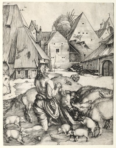 The Prodigal Son, c. 1496 by Albrecht Dürer