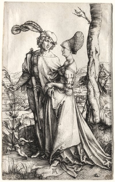 The Promenade by Albrecht Dürer