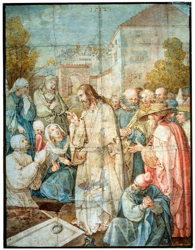 The Raising of Lazarus by Albrecht Dürer