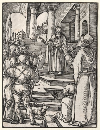 The Small Passion: Christ Before Pilate by Albrecht Dürer