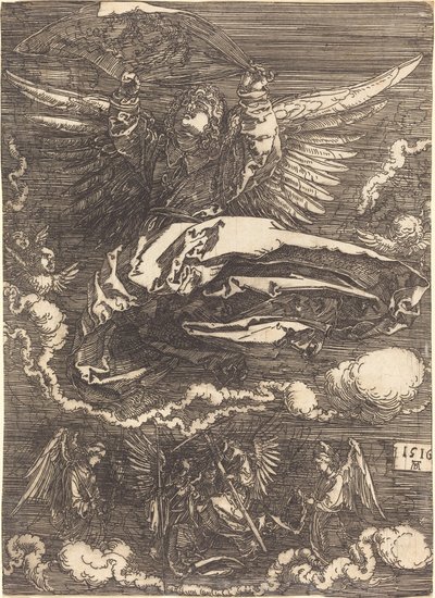 The Sudarium Held by One Angel by Albrecht Dürer