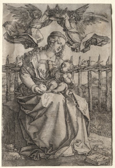 The Virgin Crowned by Two Angels, 1518 by Albrecht Dürer