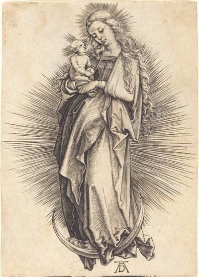 The Virgin on the Crescent by Albrecht Dürer